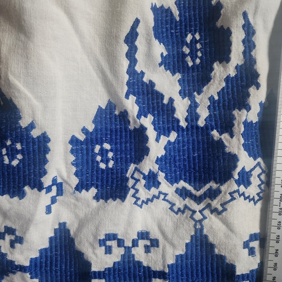 Anthropologie Velvet by Graham & Spencer Embroidered Boho Peasant Dress - Picture 10 of 10